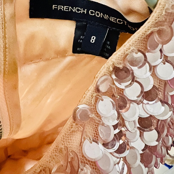 👗French Connection Starlight Ombré Sequin Dress - Mellow Rose 🩷 | Size 8 | $50 - Picture 10 of 12
